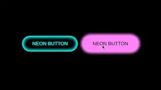 CSS Neon Button Effects on Hover | Html CSS Glowing Buttons