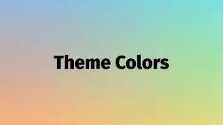 1-Minute HTML Tip: Theme Colors