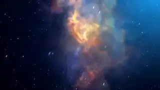 футаж космос звёзды земля из космоса