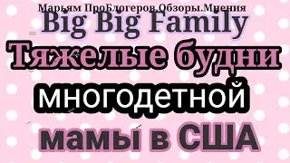 Big Big Family.Маша пошла работать,дети в авто не пристегнуты,все пущено на самотек