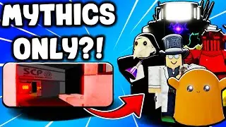 I USED EVERY MYTHIC TO BEAT LEVEL SCP?! (Backroom Tower Defense)