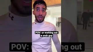 Gym with arab guy