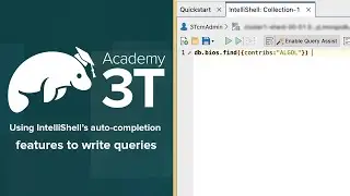 MongoDB 101: Lesson 7, Exercise 2 » Using IntelliShell's auto-completion features to write queries