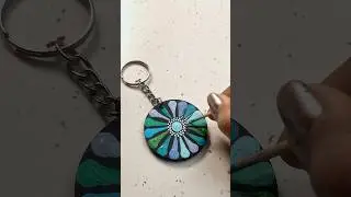 Easy Dot mandala keychains 🤩 #shorts #shortsfeed #dotmandalaart #keychain #diy #tiktok #youtube