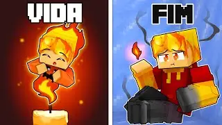 DO NASCIMENTO até o FIM do P3DRU FOGO no Minecraft