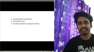 create GitHub repository, git add & push, git branch create & merge the branch in Bangla