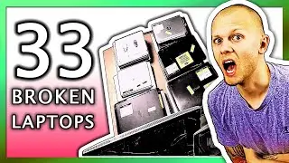 I Bought 33 Broken Gaming Laptops - Can I Fix Them and Make Money?
