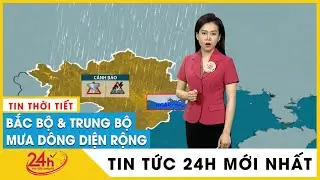 Dự báo thời tiết mới nhất trưa 13/6: Bắc Bộ Bắc mưa to diện rộng, nắng nóng suy giảm