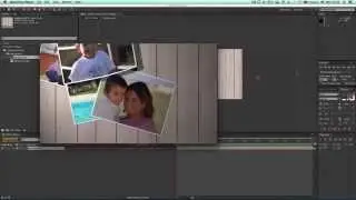 After Effects Tutorial - Throwing Photos 3/5