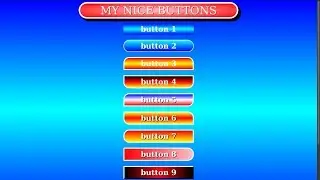 HTML CSS MY NICE GRADIENT BUTTONS