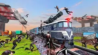 Train shooting - Zombie War Gameplay