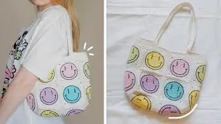 Crocheted square SHOPPER BAG | Master Class 🙂