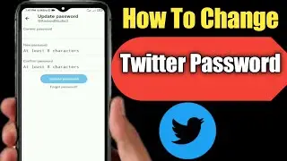 How To Change Twitter Password 2022 | Change Twitter Password |