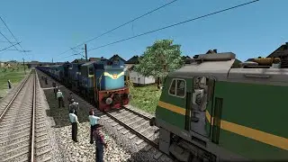 Express Train Locomotive Failed Rescue By WAG9 Indian Railways Train Simulator 2021