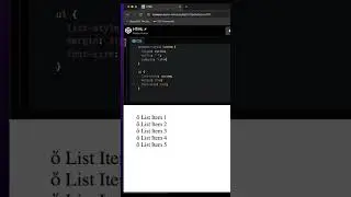 CSS counter styles for ul and li #webdev #html5 #css3