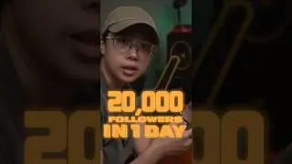 20,000 followers in 1 day! 