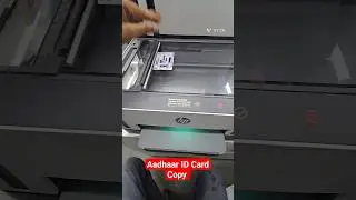 ID Card Copy 1/2 side Duplex side printing aadhaar card voter Photocopy 