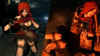 Ada Wong Red Riding Hood Outfit in Resident Evil 4 Remake Separate Ways 4K