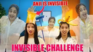 ANJI IS INVISIBLE 😂 | LIVING LIKE INVISIBLE CHALLENGE 🤣 | PULLOTHI