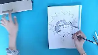 Anime drawing | how to draw Naruto Uzumaki step-by-step using just a pencil