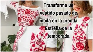 DIY Como transformar facil un vestido viejo en el chaleco tendencia / Tendencias primavera 2023 Zara