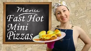 Mini pizza. Mini pizza recipe. Fast pizza. Mila Naturist. INF.