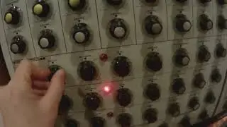 EMS Synthi-100: extremely rare 70s  vintage modular  in action