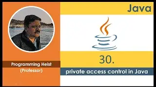 #030 private access control in java
