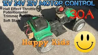 12V 24V 32V Motor Sürücü Devresi Çocuk Motorsikleti ATV Motor