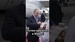 Путина встретили в Минске с караваем! // Минск, 26 июня #shorts