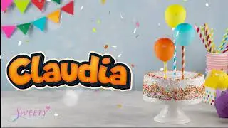 Happy birthday Claudia