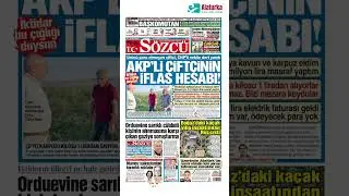 Sözcü Gazetesi 1. Sayfa - 23 Ağustos 2024