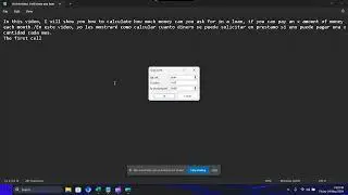Como calcular cuanto dinero puedo pedir en un prestamo si puedo pagar una x cantidad cada mes en Exc