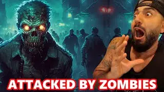 SURVIVING A ZOMBIE ATTACK AT MY HAUNTED ABANDONED HOUSE!