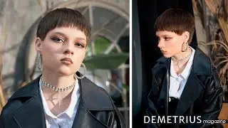 Журнал DEMETRIUS | Стиль Милитари | Короткая стрижка Пикси