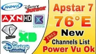 Apstar 76.5E Latest Update New Tv Channel List | Apstar complete dish setting india/Pakistan