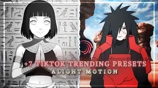 +7 Tiktok Trending presets #15 [ XML + QR + CC ] #anime #animeedits #madara #naruto #gojo #goku