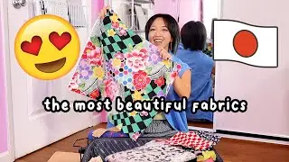 $100 Japan Fabric Haul! Nippori Fabric Town in Tokyo