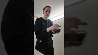 Girl accidentally vacuum sealed glass Tupperware closed.