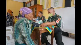 BAKTI SOSIAL PENGOBATAN GRATIS KODIM 0736/BATANG KOREM 071/WK