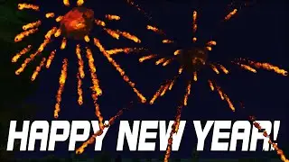 Celebrating the New Year with Fireworks in Scrap Mechanic Survival! (Co-op Ep. 62)