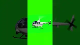 Helicopter 🚁 Flying Green Screen VFX