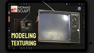 Hard Surface Modeling ,Texturing | Nomad Sculpt Tutorial [Full process explained]