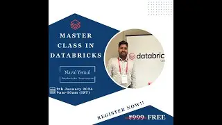 First Master Class on Data Engineering with Databricks(FREE)