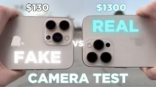 Fake iPhone 16 Pro max Vs Real iPhone 16 pro max Camera comparison