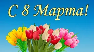 С 8 марта. Поздравляю с 8 марта. С Международным женским днём! Красивое поздравление с 8 марта!