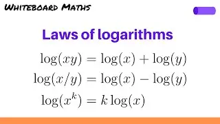 The laws of logarithms