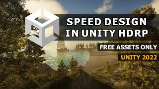 Lonely Island - Free assets only | Unity 2022 | Speed Level Design | Enviro Design | HDRP