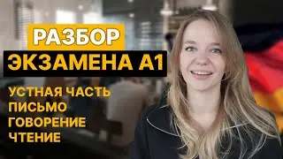 Детальный РАЗБОР Goethe Zertifikat A1 |  Как сдать экзамен на максимум |  Немецкий с Ксенией