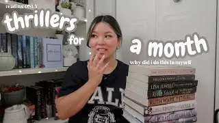 reading only thrillers for a month 💀🔪🩸